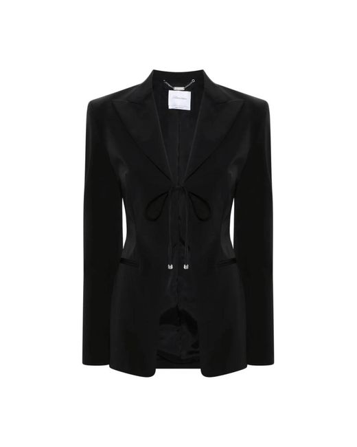 Blumarine Black Single-Breasted Jacket