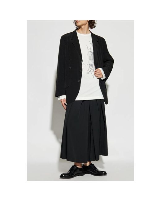 Wide Trousers Yohji Yamamoto de hombre de color Black