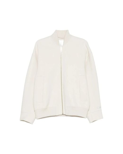 Sportmax White Bomber Jackets