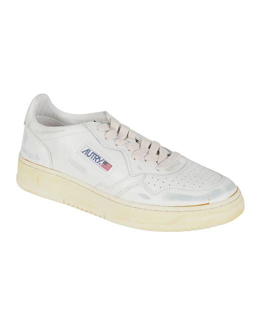 Autry Sup Vint Low Sneakers in White für Herren