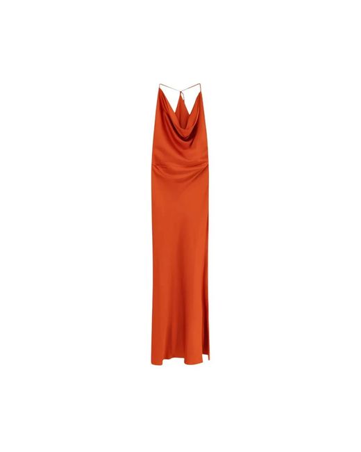 ACTUALEE Red Maxi Dresses