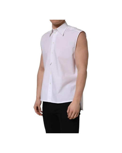Dolce & Gabbana Purple Short Sleeve Shirts for men