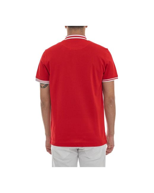 Harmont & Blaine Red Polo Shirts for men