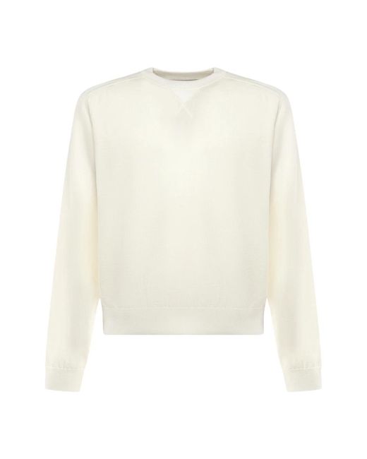 Round-Neck Knitwear Jacquemus de hombre de color White