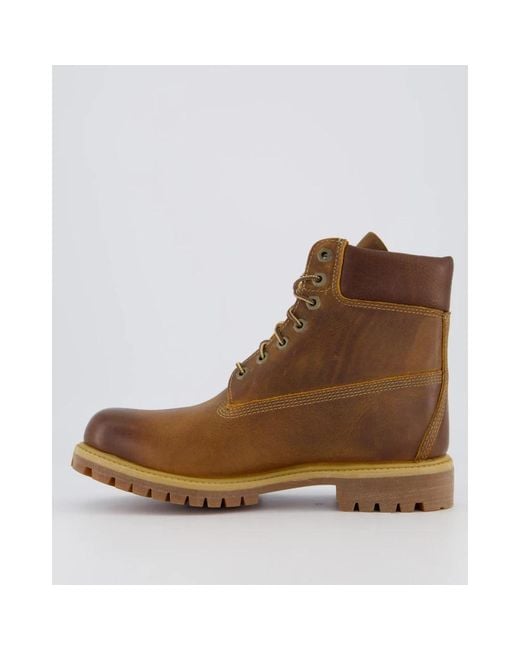 Timberland Brown Lace-Up Boots for men