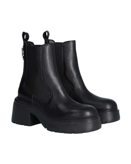 Liu Jo Black Heeled Boots