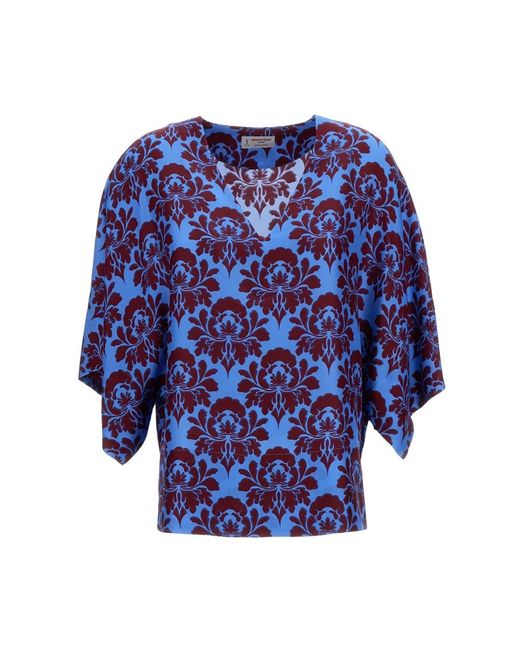 Alberto Biani Blue Blouses