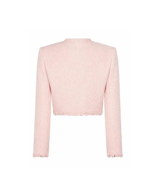 Self-Portrait Pink Tweed Jackets
