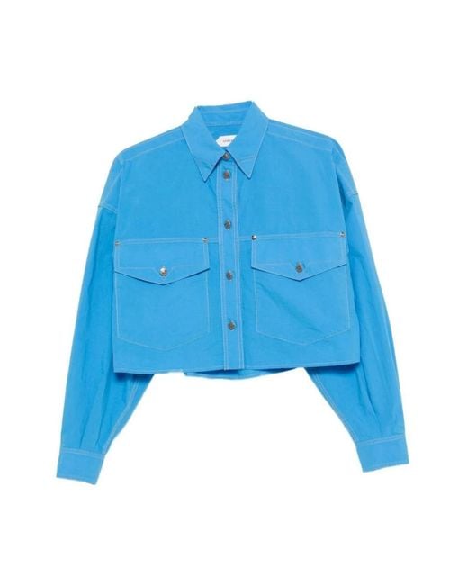 Light Jackets Versace en coloris Blue