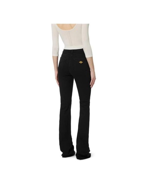 Elisabetta Franchi Black Flared Jeans