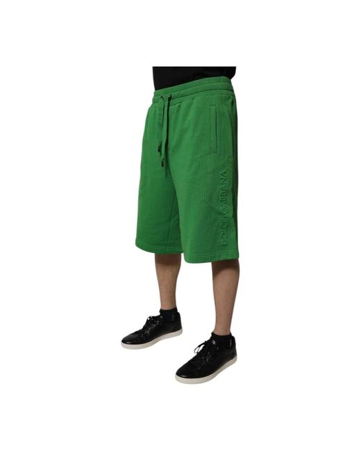 Dolce & Gabbana Green Bermudas for men