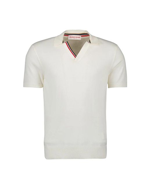Orlebar Brown Klassisches polo shirt in White für Herren