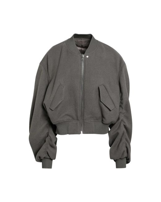 Rick Owens Gray Bomber Jackets for men