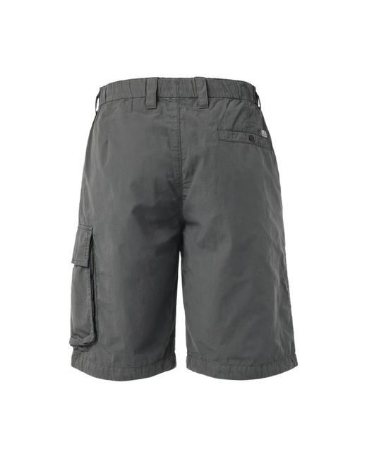 C P Company Gray Casual Shorts for men