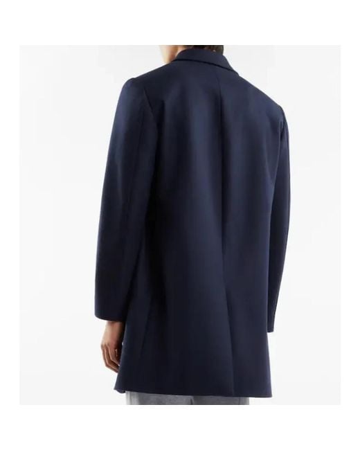 Fay Blue Single-Breasted Coats for men