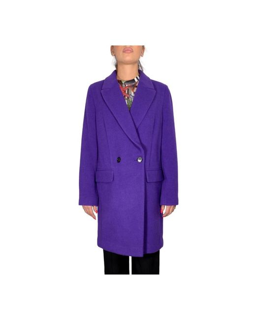 Boss Purple Single-Breasted Coats