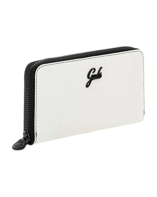 Gabs White Weiße Leder Geldbörse Clutch Frau