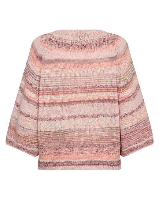 Mos Mosh Pink Round-Neck Knitwear
