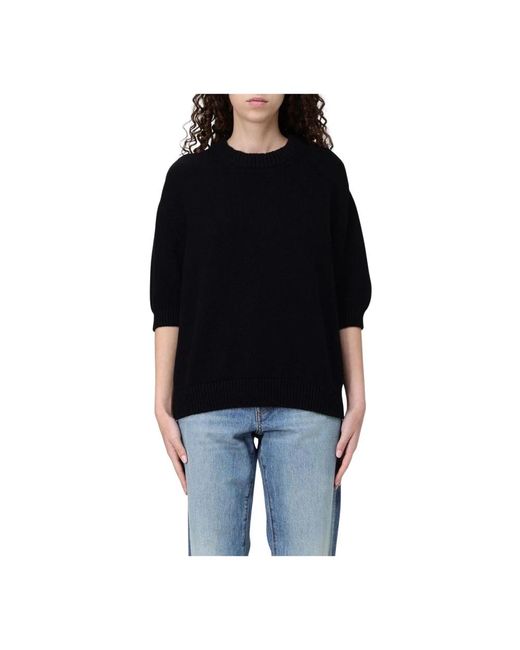 Khaite Round-Neck Knitwear in het Black