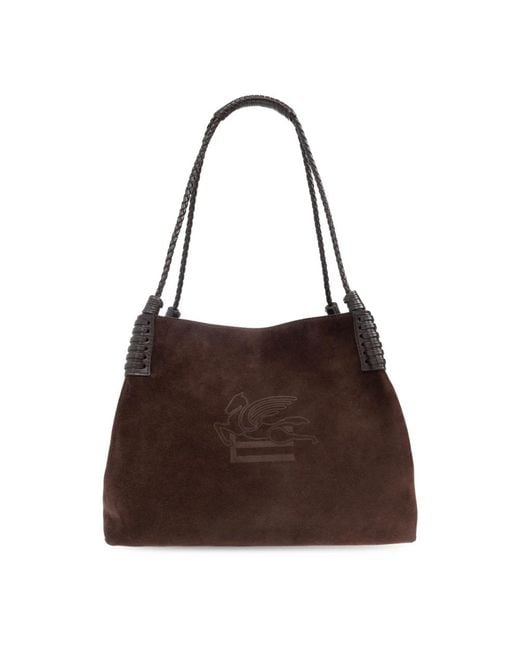 Etro Brown Shopping Bags