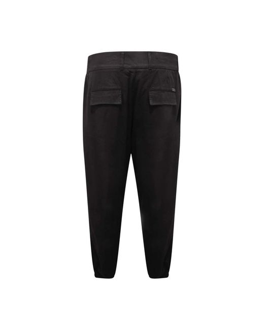 Gaelle Paris Black Straight Trousers for men