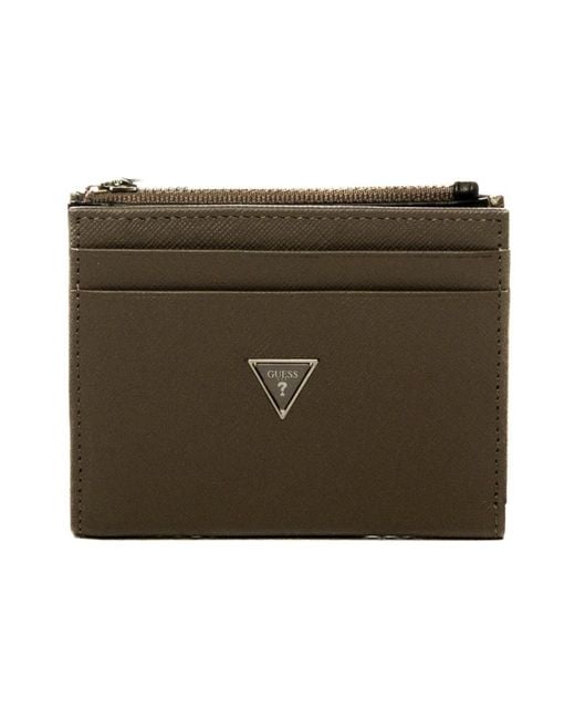 Wallets & Cardholders di Guess in Green da Uomo
