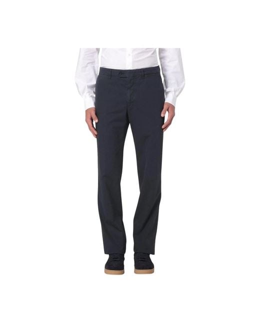 Aspesi Straight Trousers in het Blue voor heren