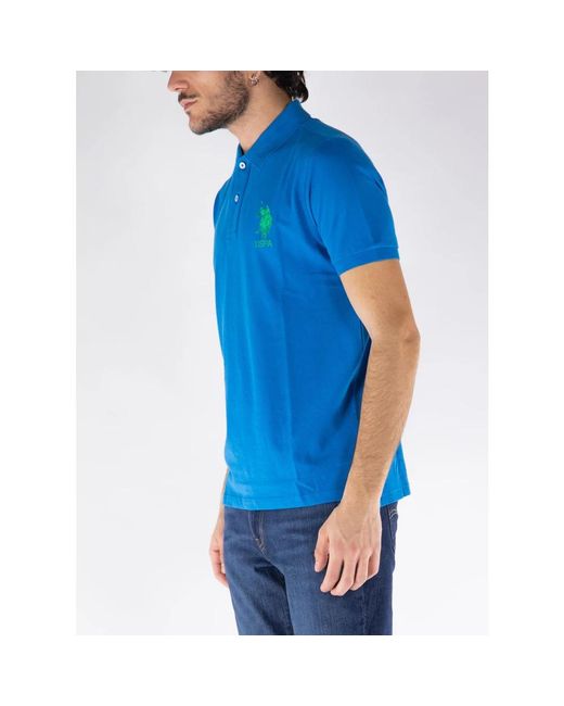 U.S. POLO ASSN. Blue Polo Shirts for men