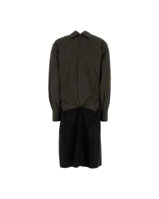 Shirt Dresses di Maison Margiela in Black