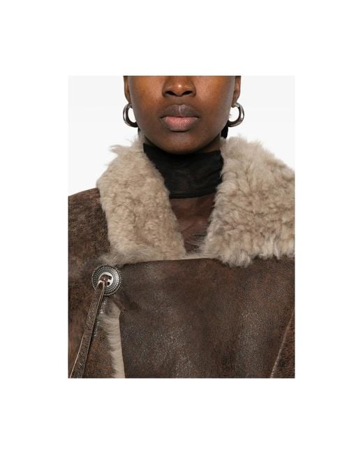 Ann Demeulemeester Vests in het Brown