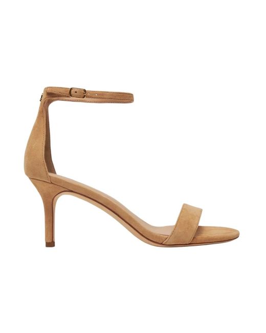 Ralph Lauren High Heel Sandals in het Metallic