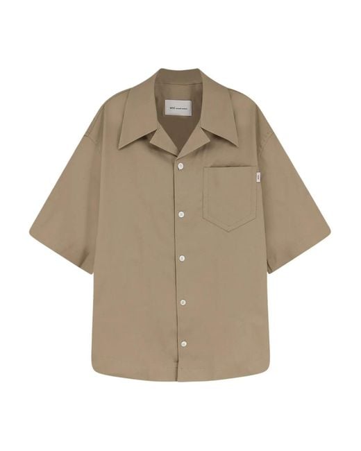 AMI Natural Short Sleeve Shirts for men