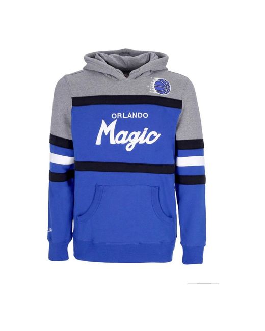 Mitchell & Ness Hoodies & Sweatvesten ,Veelkleurig ,Katoen Orlando Magic Nba Hoodie Hardwood Classics in het Blue voor heren