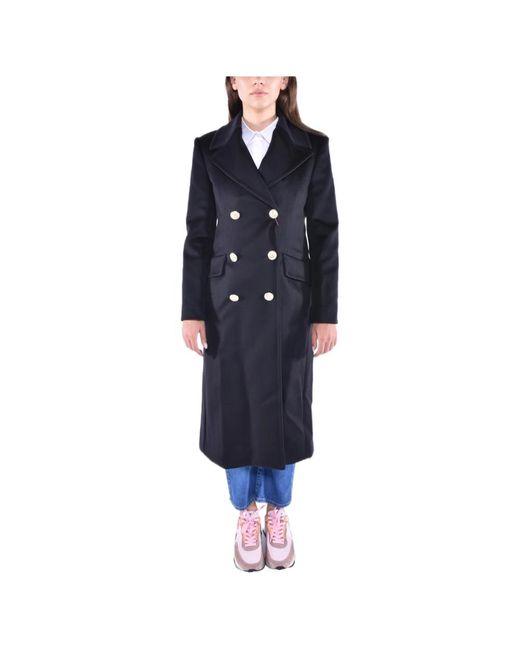 Double-Breasted Coats Max Mara de color Blue