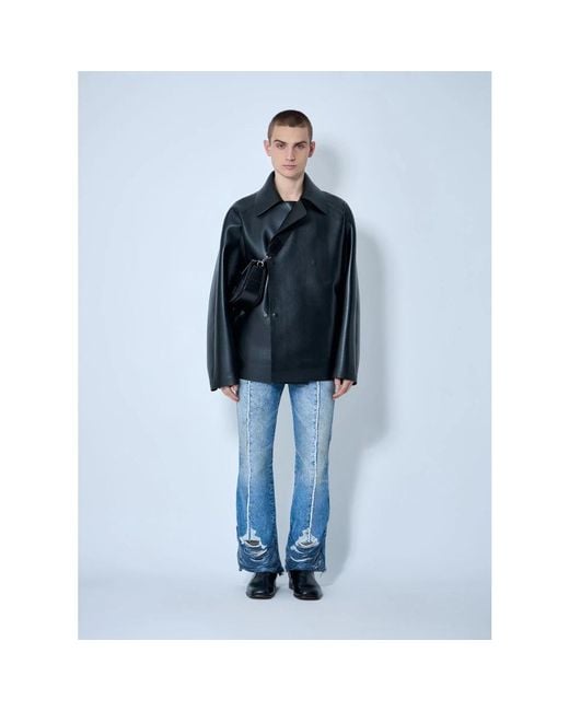 DIESEL Blue Flare Jeans for men