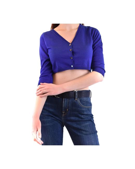 P.A.R.O.S.H. Truien & Vesten ,Blauw ,Cardigan in het Blue