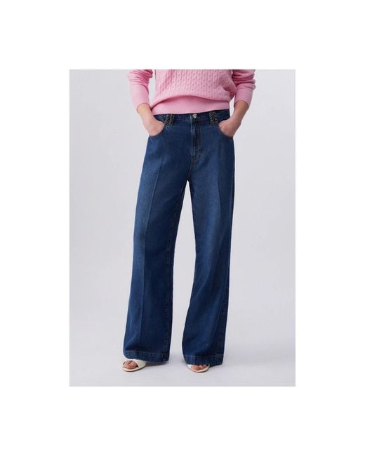 Liu Jo Blue Wide Jeans