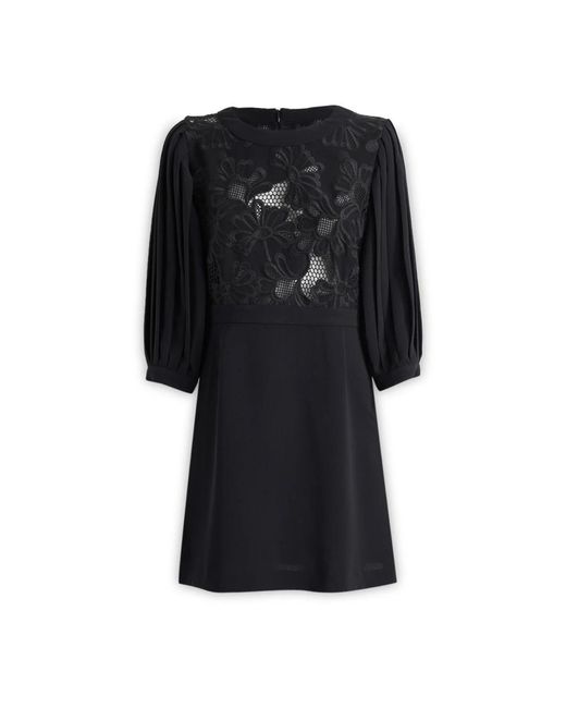 See By Chloé Black Short Dresses
