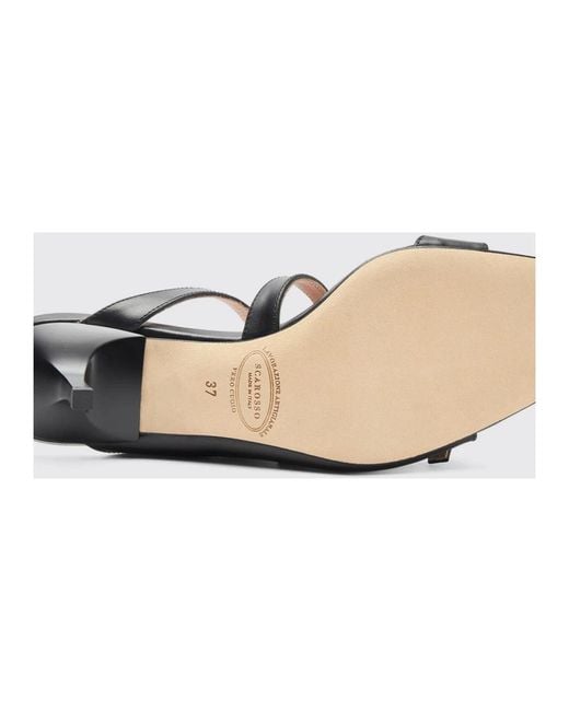 Scarosso Manuela Black Sandals