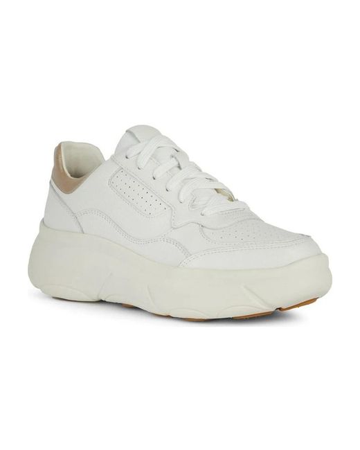 Geox White Sneakers