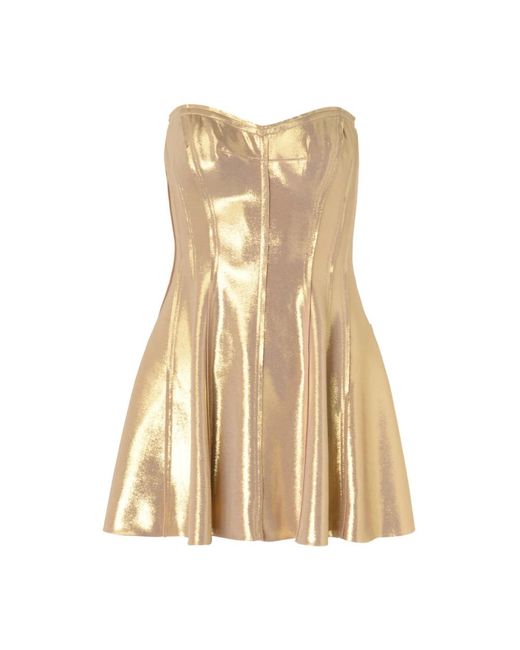 Short Dresses Norma Kamali de color Natural