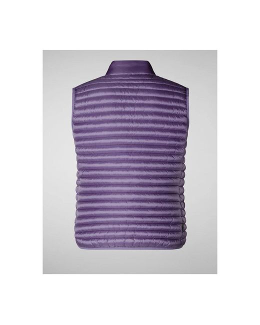 Save The Duck Vests in het Purple