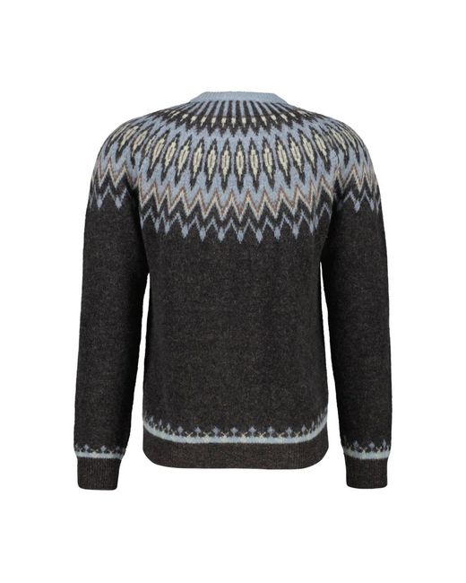 Roberto Collina Gray Round-Neck Knitwear for men