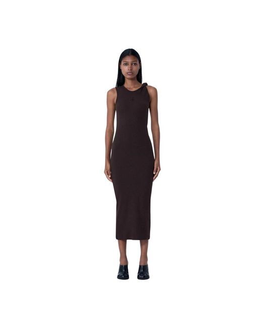 Midi Dresses J.W. Anderson de color Red