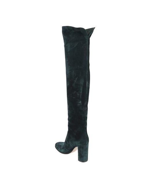Gianvito Rossi Black Over-Knee Boots
