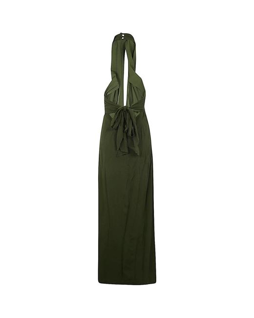 Semicouture Green Maxi Dresses