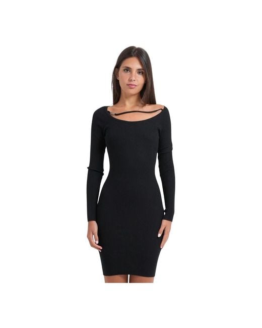 Guess Black Knitted Dresses