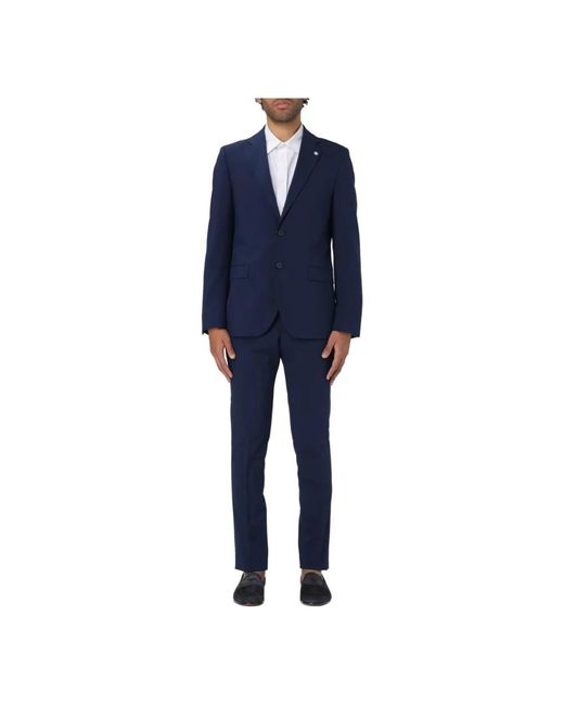 Manuel Ritz Kostuums ,Blauw ,Polyester Kleedjes in het Blue voor heren