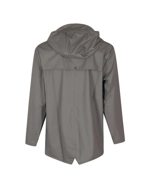 Rains Gray Rain Jackets for men