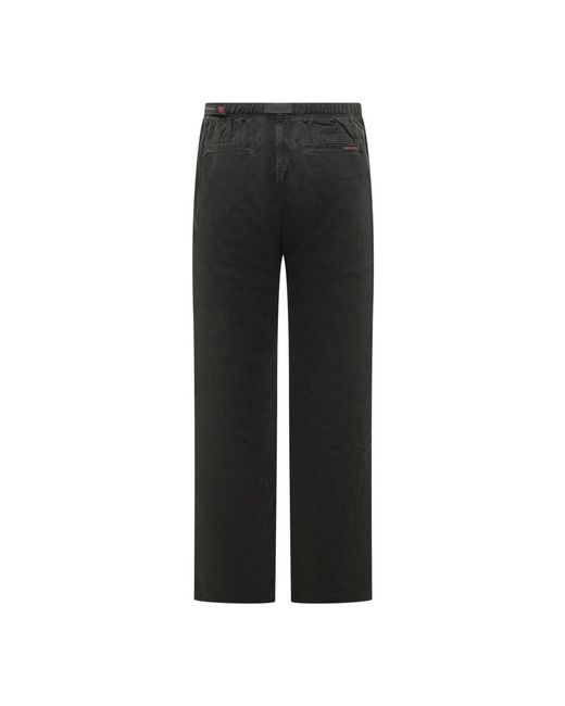 Gramicci Black Straight Trousers for men
